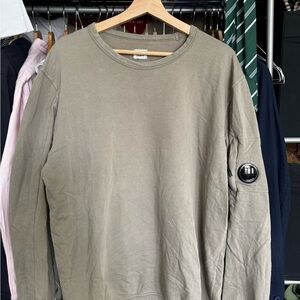 Men's CP Company Olive Sweatshirt